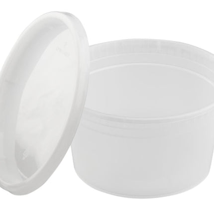 Deli Containers with Lids, Clear, Injection Molded PP – clear - Image 2