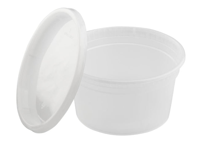 Deli Containers with Lids, Clear, Injection Molded PP – clear - Image 2