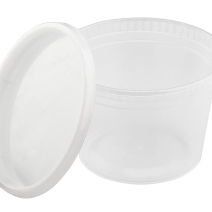 Deli Containers with Lids, Clear, Injection Molded PP – clear - Image 3