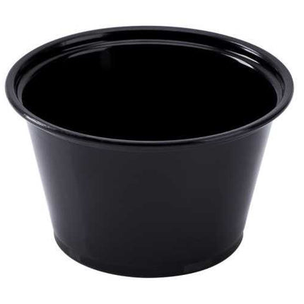 PP Portion Cup, Black – black - Image 5