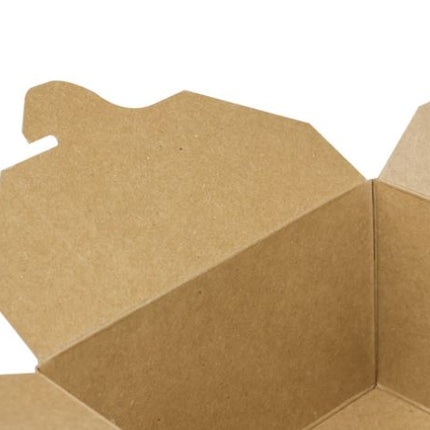 Paper Folded Take Out Boxes, #3, Kraft, 76 fl oz – kraft brown - Image 4