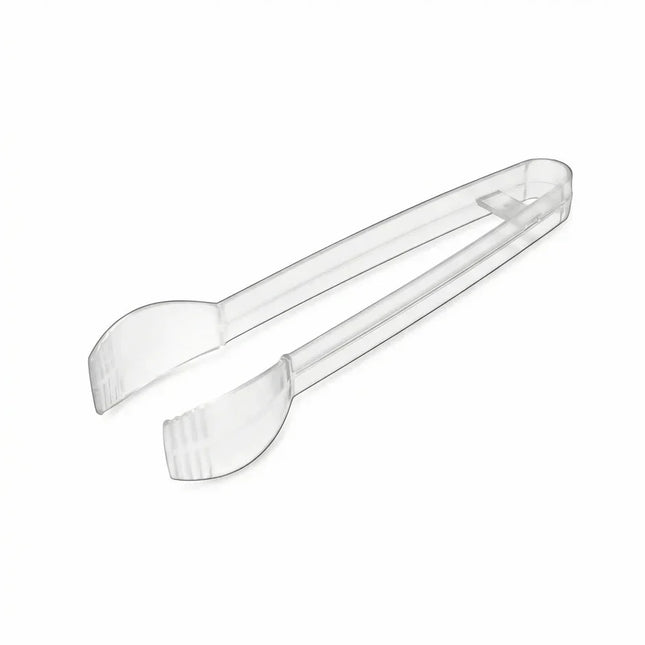 Serving Tongs, 7", PS, Clear – clear - Image 1