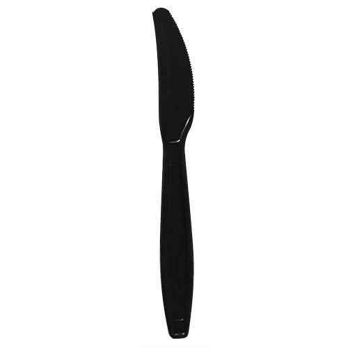 Knife, Extra Heavy, Black, PP, Bulk - Image 1