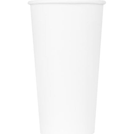 Hot Paper Cup, Single Wall, White – white - Image 4