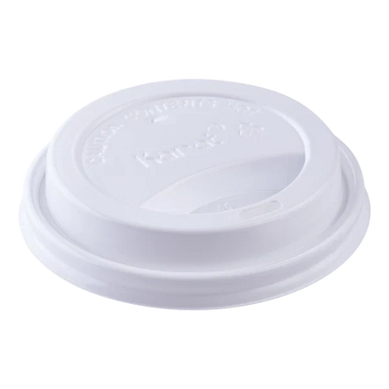 Sipper Lid, Fits 10-24 oz Paper Hot Cups – white - Image 1
