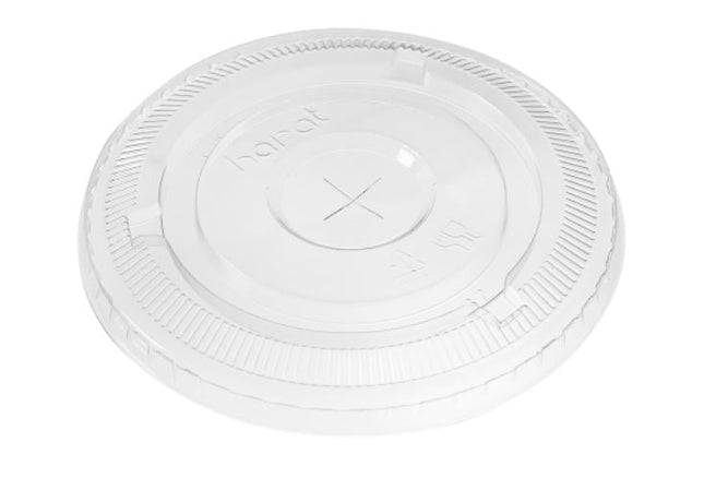 PET Lid with Straw Slot, Fits
9 oz PET Cup, Clear, 92mm – clear - Image 1