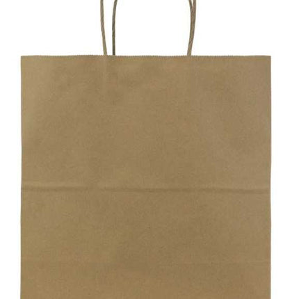 Paper Bag with Handles, Kraft, Large – kraft brown - Image 1
