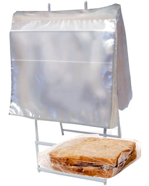 Plastic Saddle Bag 6.5" x 7"  – clear - Image 1