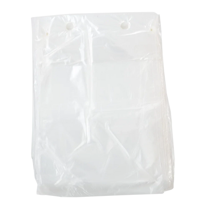 Plastic Saddle Bag 6.5" x 7"  – clear - Image 2