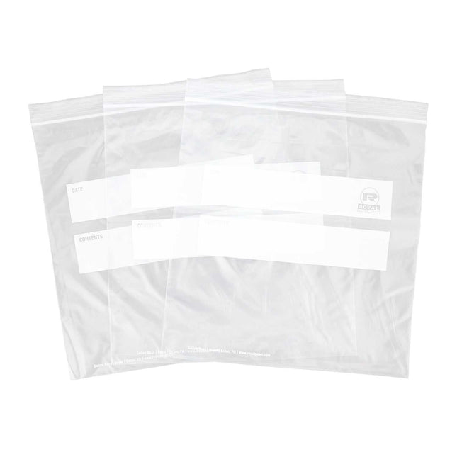 Zip-It Quart Bags with Double
Zipper – clear - Image 1
