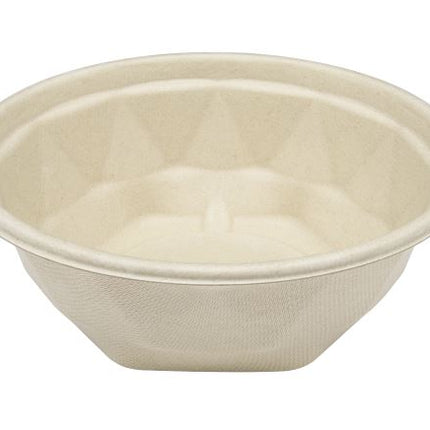 Compostable Fiber Bowl – natural color - Image 1
