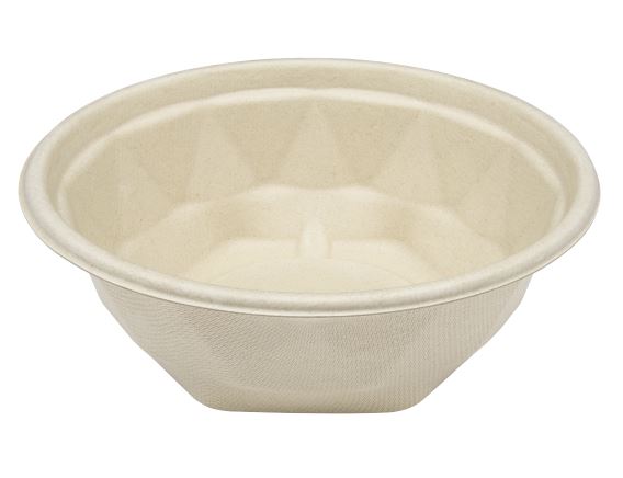 Compostable Fiber Bowl – natural color - Image 1