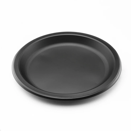 Round Plate, Black PP (Multiple Sizes) – black - Image 1