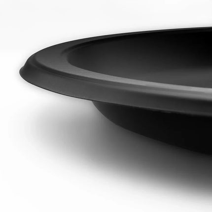 Round Plate, Black PP (Multiple Sizes) – black - Image 2