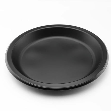 Round Plate, Black PP (Multiple Sizes) – black - Image 1