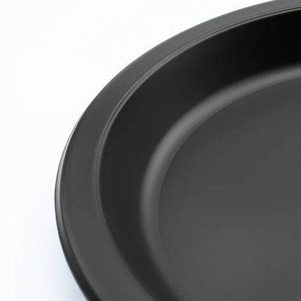 Round Plate, Black PP (Multiple Sizes) – black - Image 2