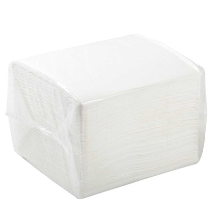 16.5" x 16.5" Dinner Napkin, White, 3-Ply, 1/4-Fold – white - Image 2