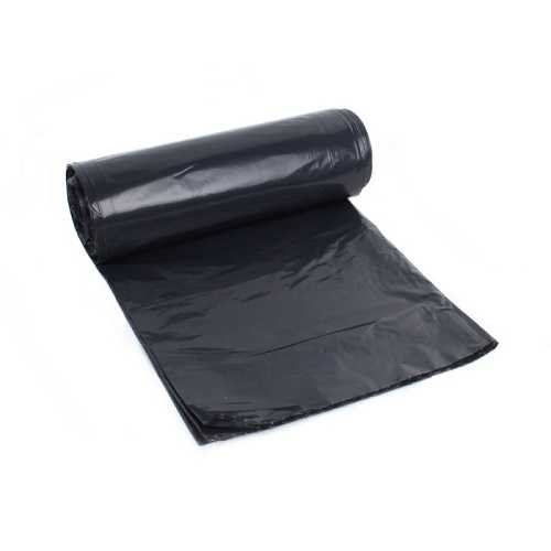 45 Gal Can Liner, 40" x 46", Heavy, Black, Low Density Coreless Rolls – black - Image 1