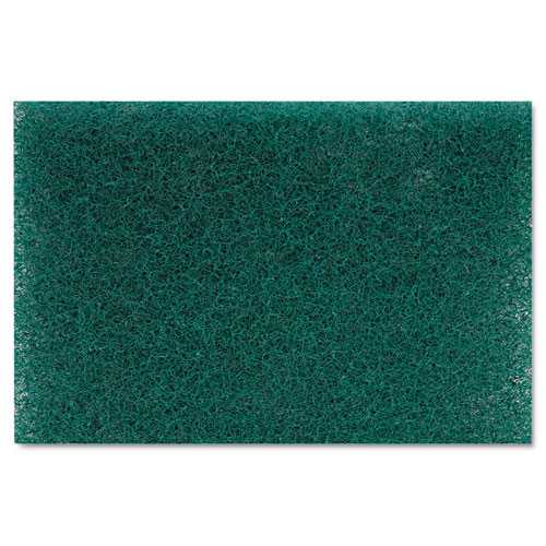 6" x 9" Heavy-Duty Scour Pad, Green – green - Image 1