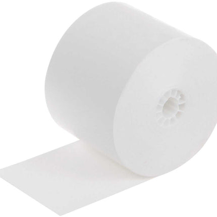 2 1/4" x 200' Thermal Paper Rolls ID Core 7/16" – white thermal - Image 1