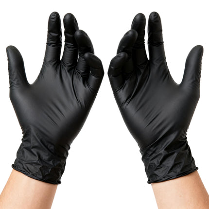 Exam-grade Nitrile Gloves, Black 
EcoElite – black - Image 3