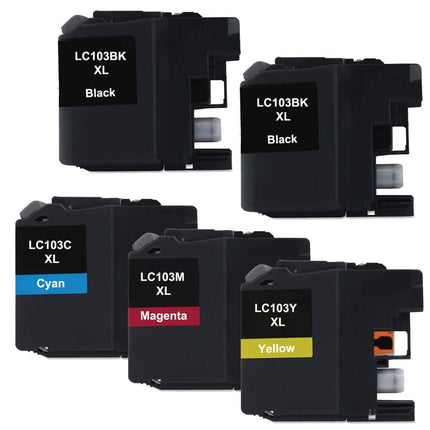 Brother (LC103C) Cyan Ink
Cartridge, High Yield, (600
Yield), Compatible - Image 1